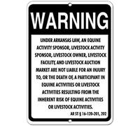 Affiche Métal Un Militant Équestre De La City Law n'est Pas Responsable du Décès par Blessure Pas Facile À Rouiller Signes en Étain The Classics Poster Métallique pour Kitchen Cafés 20X30Cm