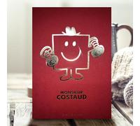 Affiche Monsieur Madame - Monsieur costaud A4 - Déco Monsieur madame - licence officielle arteonn monsieur madame
