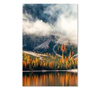 Affiche Montagne et lac en Automne - 40x60cm - Made in France - Made in France - 40x60