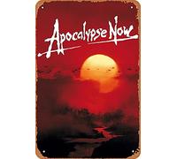 Affiche Movie Apocalypse Now - Plaque en métal vintage pour décoration murale de café, bar, bureau, maison, art - 30,5 x 20,3 cm