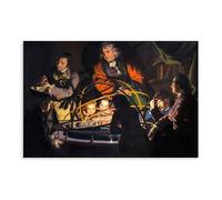 Affiche murale « A Philosopher Lecturing On The Orrery By Joseph Wright Of Derby 1776 » - Décoration murale pour bar, restaurant, garage, café