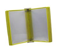 Affiche murale A4 Flip Book, 10 panneaux double face multicolores(Yellow)
