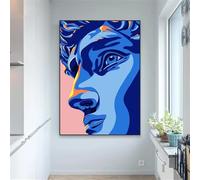 Affiche murale colorée abstraite de David, impression de michel-ange, Sculpture de Rome, peinture sur toile, décor de chambre à coucher, de maison 40x50cm sans cadre