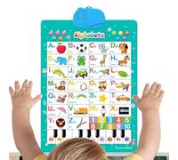 Affiche Murale d'apprentissage pour Enfant - Tableau d'étude Audio | Affichage éducatif pour Enfant, Tableau interactif en Classe, Aide pédagogique sonore, Panneau d'apprentissage par activités, Out