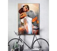 Affiche murale, décoration d'intérieur, peinture du premier jour au paradis pour l'homme, je l'ai tenu et je ne l'ai pas laissé partir