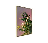 Affiche Murale Encadrée Against the Sunset 21 x 30 cm Or G