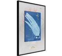 Image encadrée Artgeist Poster et affiche - Alga Cyanotype - 30x45 (12468)