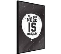 Poster et affiche - All You Need - 20x30 Artgeist (12480) NOIR