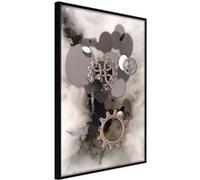 Affiche Murale Encadrée "Ancient Mechanism" 30 x 42 cm Noir NOIR G