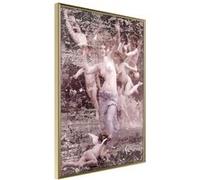 Affiche Murale Encadrée Angels in Love 30 x 42 cm Or