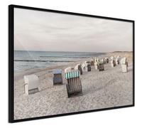 Poster et affiche - Baltic Beach Chairs - 90x60 Artgeist (13164) NOIR