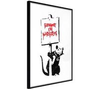 Poster et affiche - Banksy: Because I’m Worthless - 20x30 Artgeist (13290) NOIR