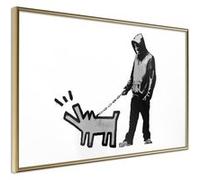 Image encadrée Artgeist Poster et affiche - Banksy: Choose Your Weapon - 90x60 (13346)