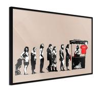 Image encadrée Artgeist Poster et affiche - Banksy: Festival - 90x60 (13428)