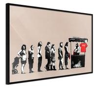 Image encadrée Artgeist Poster et affiche - Banksy: Festival - 90x60 (13428)