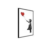 Poster et affiche - Banksy: Girl with Balloon II - 40x60 Artgeist (13506) NOIR