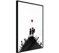Affiche Murale Encadrée "Banksy Kids on Guns" 30 x 42 cm Noir NOIR G