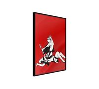 Affiche Murale Encadrée "Banksy Queen Victoria" 21 x 30 cm Noir