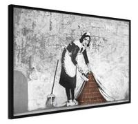 Poster et affiche - Banksy: Sweep it Under the Carpet - 90x60 Artgeist (14076) NOIR