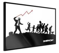Poster et affiche - Banksy: The Whip - 45x30 Artgeist (14130) NOIR
