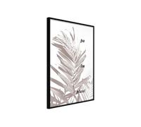 Affiche Murale Encadrée Beige Palm 30 x 42 cm Noir NOIR