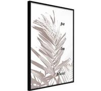 Affiche Murale Encadrée Beige Palm 30 x 42 cm Noir NOIR