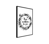 Poster et affiche - Best Wishes - 20x30 Artgeist (14646) NOIR