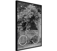 Affiche Murale Encadrée "Bicycle with White Tires" 30 x 42 cm Noir NOIR G
