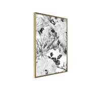 Affiche Murale Encadrée "Black and White Nature" 40 x 60 cm Or