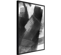 Affiche Murale Encadrée "Black Mosaic" 40 x 60 cm Noir Multicolore G