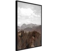 Affiche Murale Encadrée "Breathtaking View" 30 x 42 cm Noir NOIR G