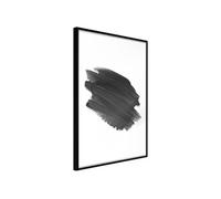 Affiche Murale Encadrée "Brush Test" 21 x 30 cm Noir