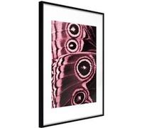 Affiche Murale Encadrée Butterfly Wings 30 x 42 cm Noir