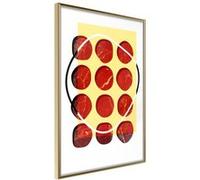 Affiche Murale Encadrée "Carnivore's Dream" 21 x 30 cm Or