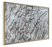 Affiche Murale Encadrée "Carved with Fire" 90 x 60 cm Or Multicolore G