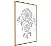 Affiche Murale Encadrée Catch Your Dreams 21 x 30 cm Or