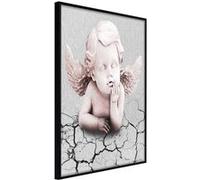 Affiche Murale Encadrée "Cherub" 21 x 30 cm Noir