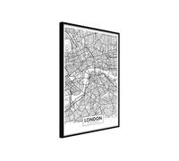 Poster et affiche - City Map: London - 30x45 (16938)