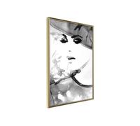 Affiche Murale Encadrée "Class and Style" 21 x 30 cm Or