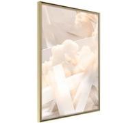 Affiche Murale Encadrée Cloud Nine 30 x 42 cm Or