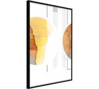 Affiche Murale Encadrée "Collision of Planets" 21 x 30 cm Noir Multicolore G