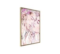 Affiche Murale Encadrée "Colourful Fascination" 21 x 30 cm Or