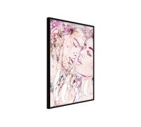 Affiche Murale Encadrée "Colourful Fascination" 30 x 42 cm Noir