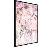 Affiche Murale Encadrée Colourful Fascination 30 x 42 cm Noir NOIR