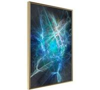 Affiche Murale Encadrée Combination of Elements 30 x 42 cm Or