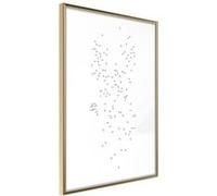 Affiche Murale Encadrée "Connect the Dots" 21 x 30 cm Or Multicolore G