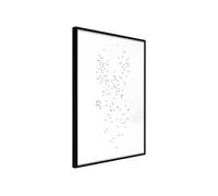 Affiche Murale Encadrée Connect the Dots 30 x 42 cm Noir NOIR