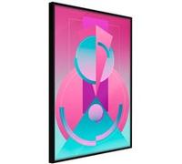 Affiche Murale Encadrée "Constructivist Train" 40 x 60 cm Noir Multicolore G