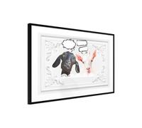 Poster et affiche - Conversation of Two Goats - 30x20 Artgeist (17784) NOIR