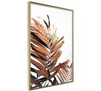 Affiche Murale Encadrée Copper Palm 30 x 42 cm Or G